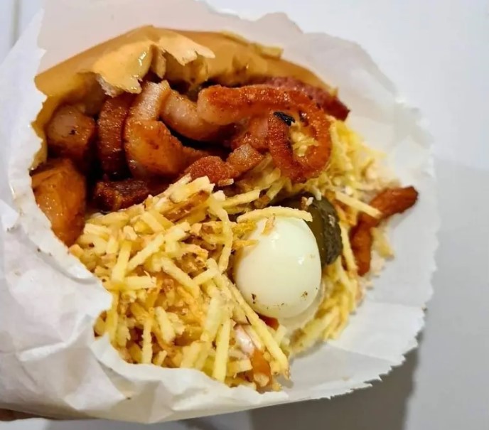 Prensado com bacon